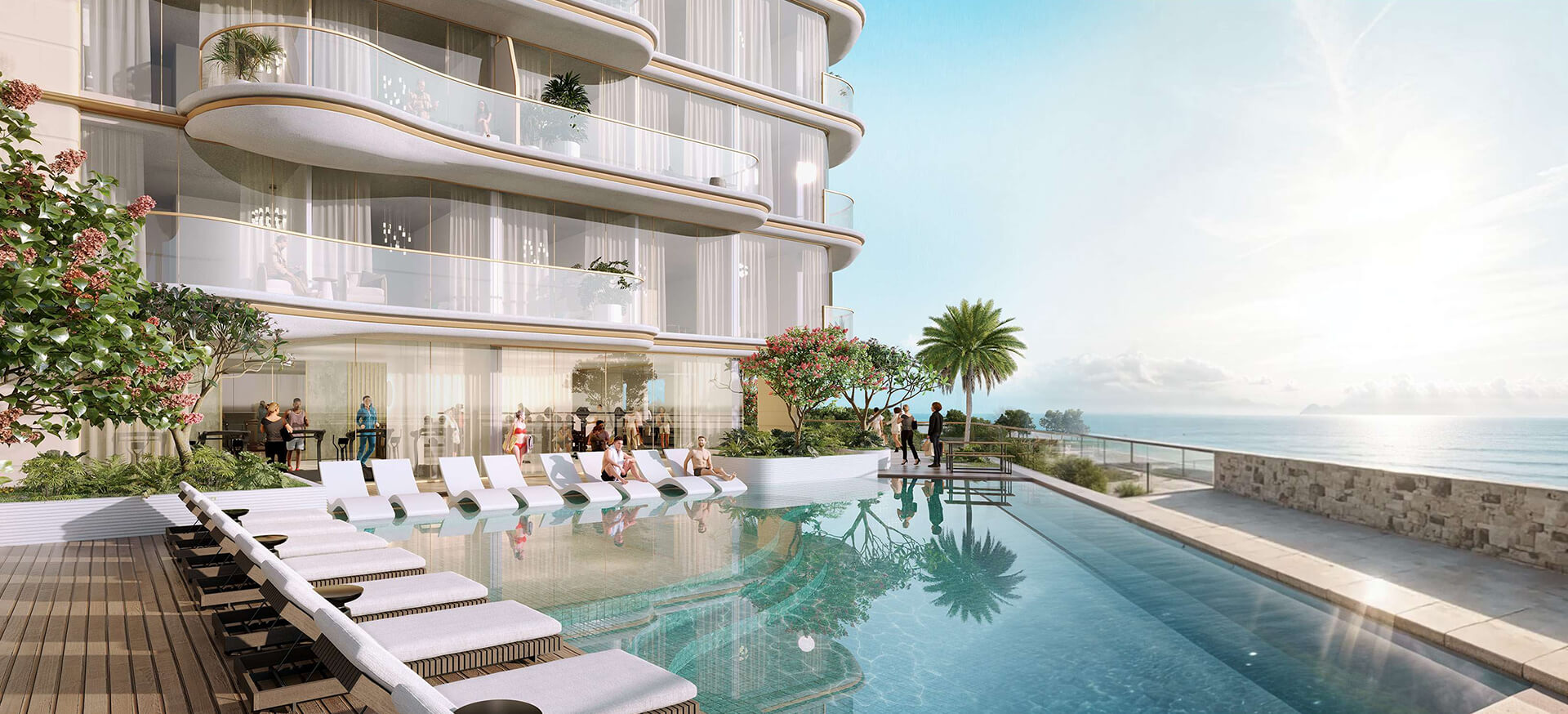 Благоустройство Beach Walk Residence